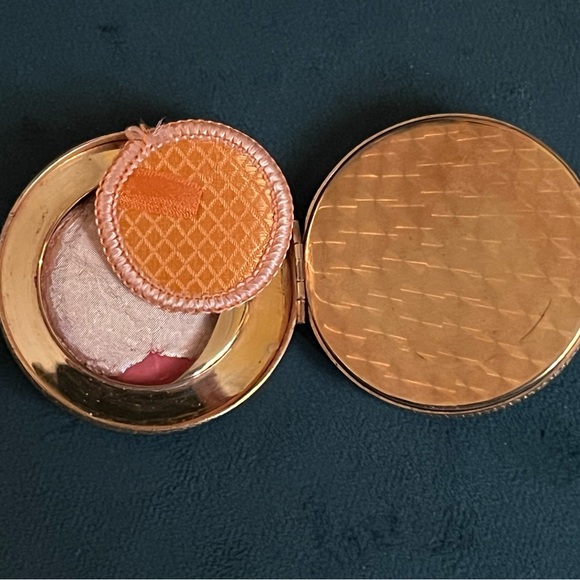 Vintage makeup & mirror compact. Art Deco design. - Picture 7 of 10